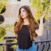 Black Round Hem Shirt