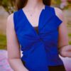 Blue Big Bow Shirt