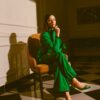 Green Rib-Knit Co-Ord Set