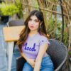 Lilac Mood Crop Shirt