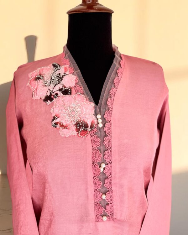 Pink Farshi Shalwar Suit