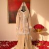 Beige 3-Piece Formal Set with Lace Detailing