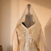 Beige 3-Piece Formal Set with Lace Detailing